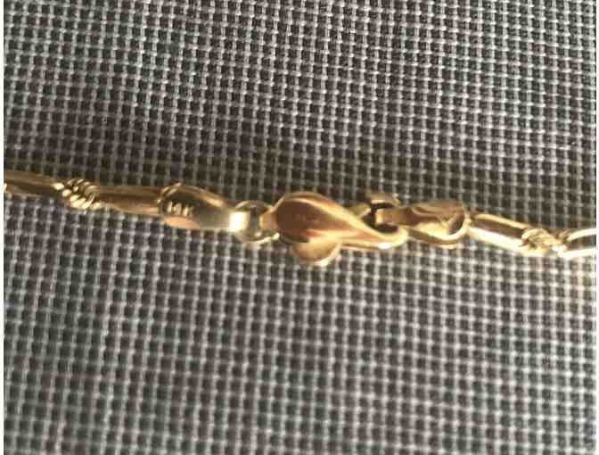 14 ct Gold necklace 20 inches