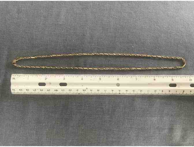 14 ct Gold necklace 20 inches