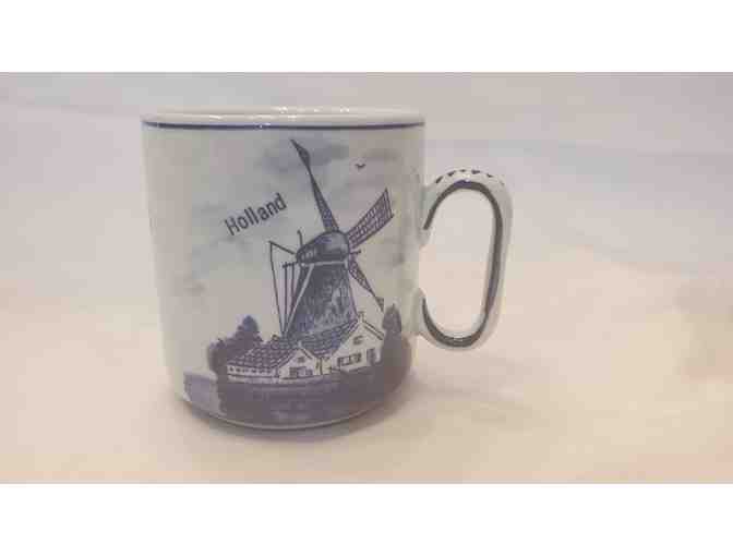 Hand Painted Delftsblauw Coffee Cup - Photo 1