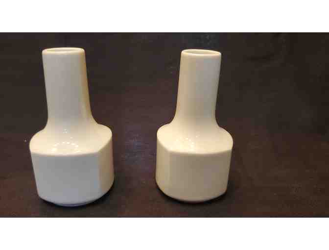 White Vases (Pair) by Rosenthal - Photo 1
