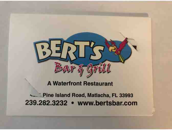 Bert's Bar and Grill Gift Certificate