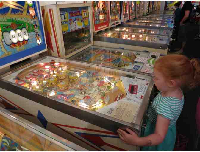 Family Pass for the Pacific Pinball Museum