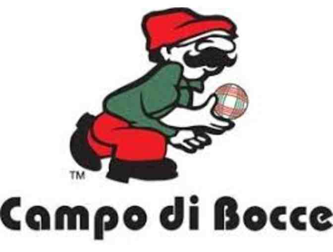 Bocce Party at Campo di Bocce for 10