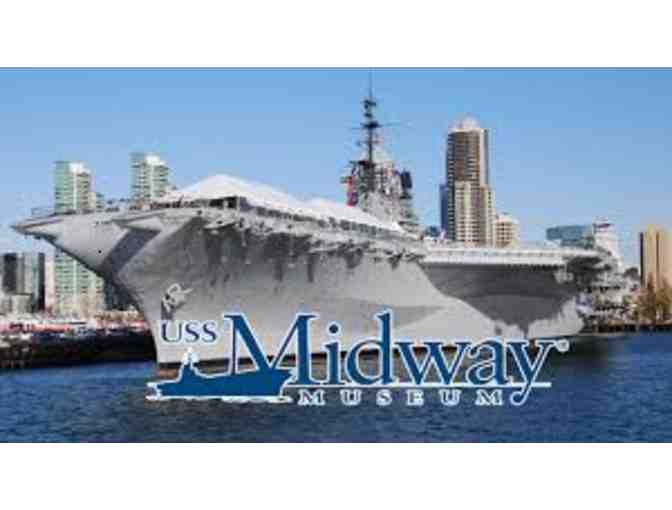 4 Guest Passes for the USS Midway Museum