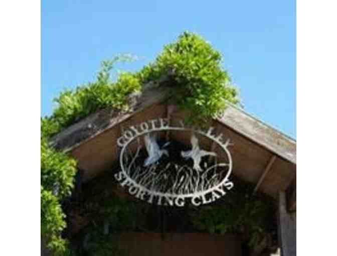 2 Gift Certificates each good for 50 Clay Targets at Coyote Valley Sporting Clays