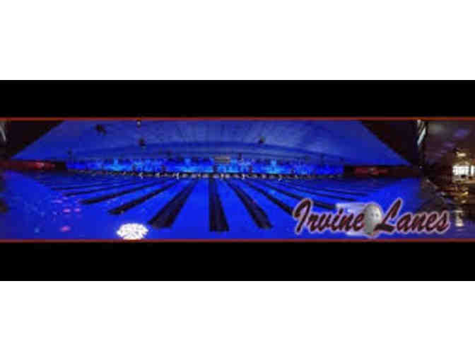 4 $15 Gift Certificates for Bowling at Irvine Lanes