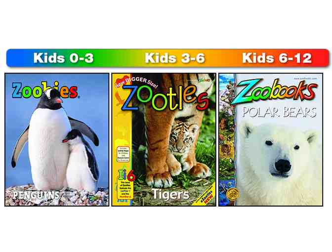 San Diego Zoo or Safari Park + One Year Subscription Zoobooks