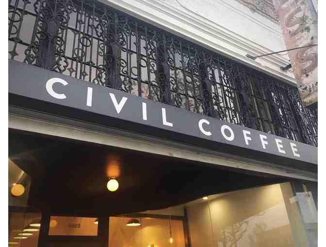 Civil Coffee in Highland Park - $25 Gift Certificate + 1 lb bag of coffee