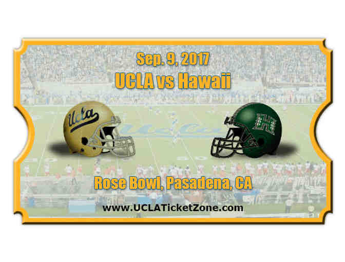 UCLA vs. Hawai'i Football Game - 2 tickets