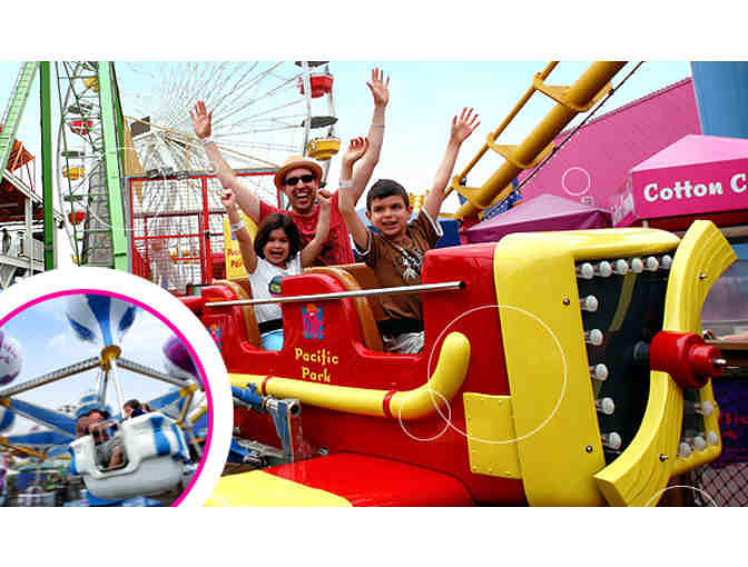 Day out at Santa Monica Pier - 4 Wristbands for Pacific Park  + PierBurger $25 Gift Card