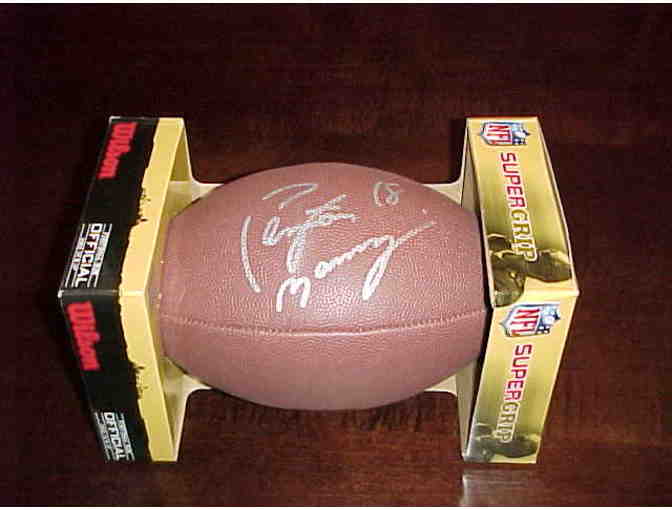 Peyton Manning Autographed Football - Photo 1