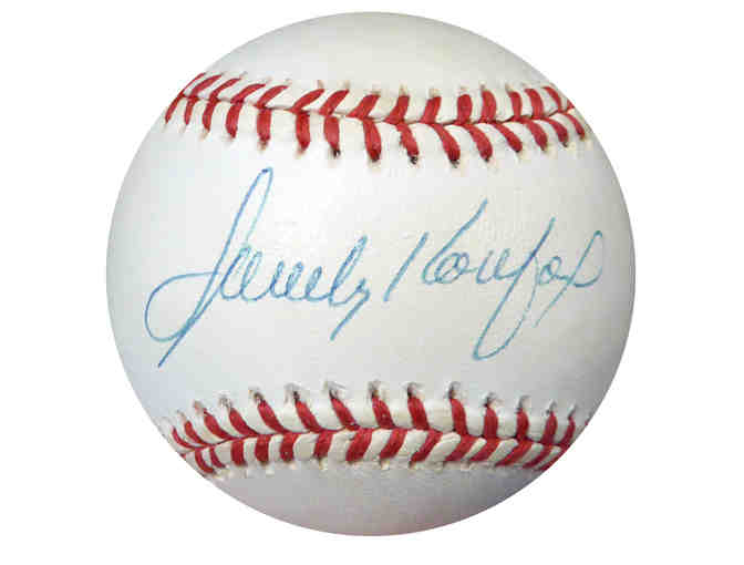 Sandy Koufax Autographed Baseball - Photo 1