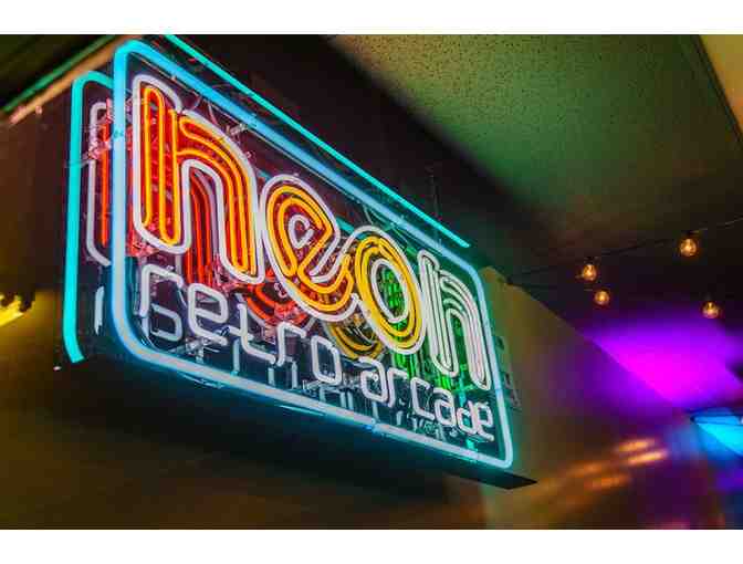 Neon Retro Arcade in Pasadena - 2-hour admission cards for 3 people
