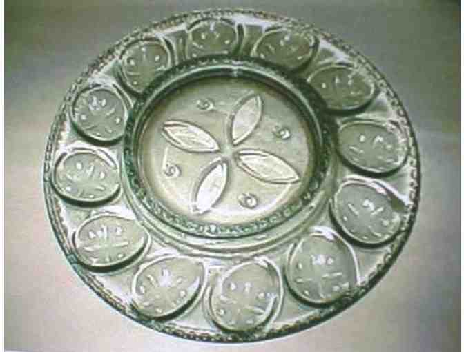 Longaberger Glass Egg Plate