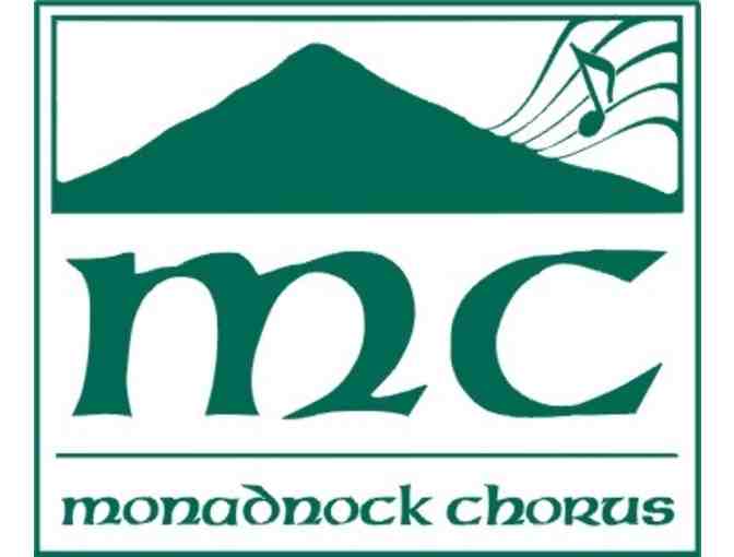 2 tickets to the Monadnock Chorus December 2019 concerts