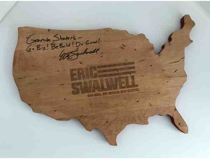 Wooden US Signed By Eric Swalwell