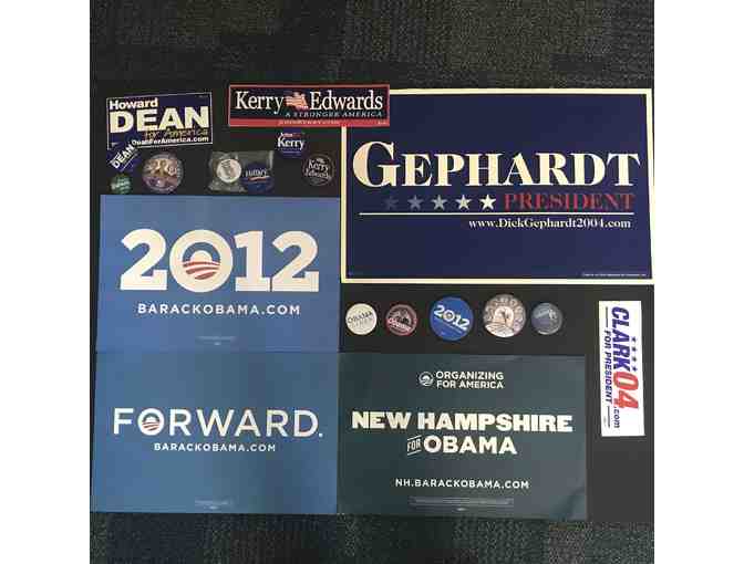 Obama, Hillary, and 2004-Present Democratic Candidates' Memoribilia