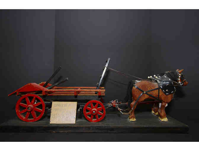 Marshall B. Fleming Horse-Drawn Hay Wagon Model