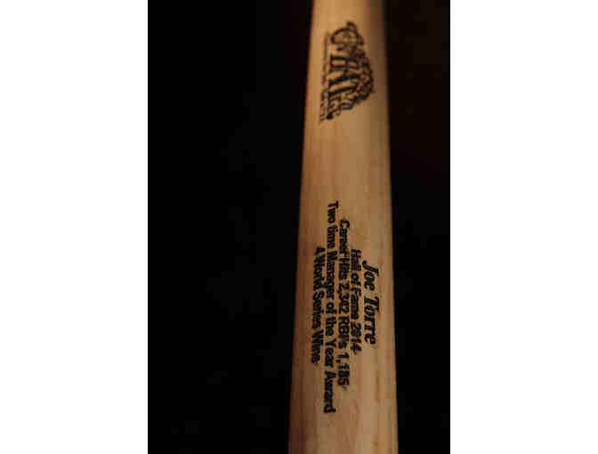 Lot of 2014 Baseball Hall of Fame Induction Memorabilia: 3 Wood Bats and Offical Program.