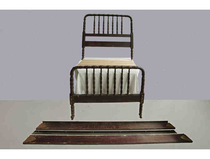 Antique Jenny Lind Wood Bed Frame