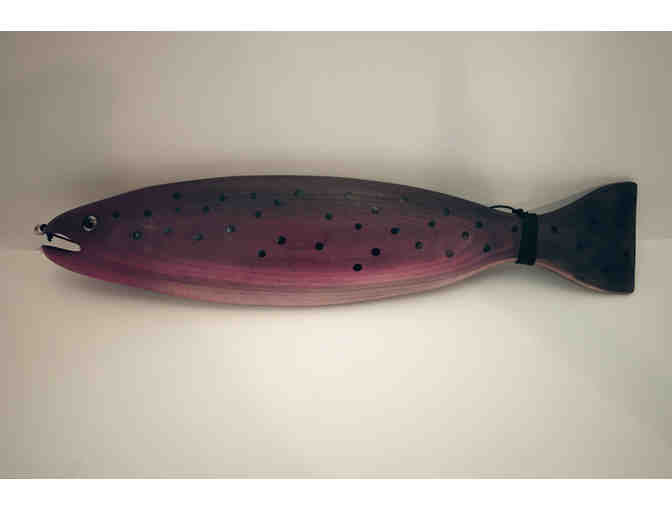 Hand Carved Trout, Folk Art