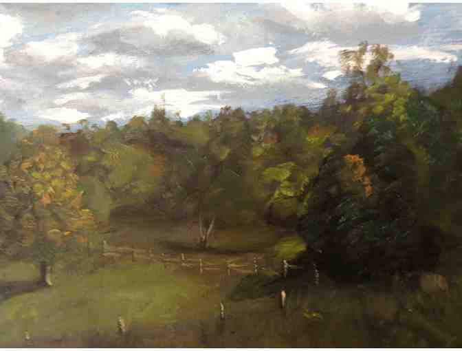 Original Oil Painting 'September Leaves in Upstate New York'
