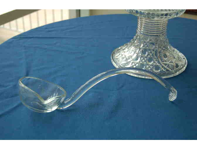 Crystal Punch Bowl and Cups Set