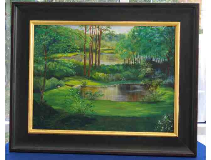 'A Tranquil Place' by Romagean Personne - Oil Painting