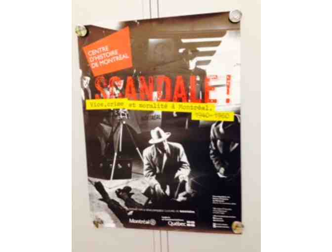 Scandal! Exhibit Posters from Centre d'histoire de Montr??A???A?al
