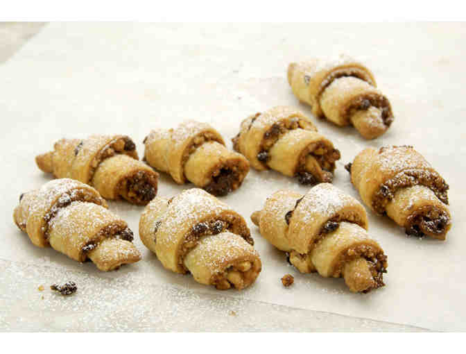 Bubbe Sorin's FAMOUS Homemade Rugelach on a Silver Platter
