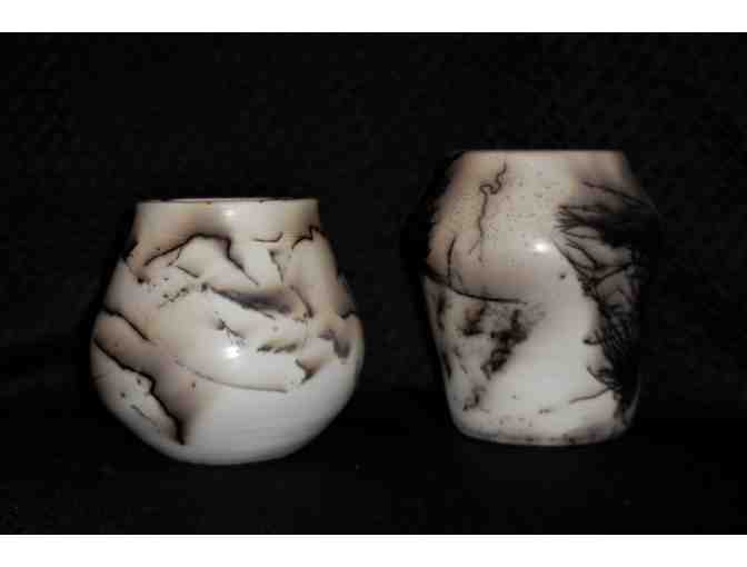 Handmade Horsehair Vases by Tim Phillips