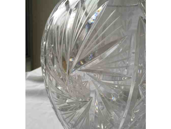 Large Crystal Vase