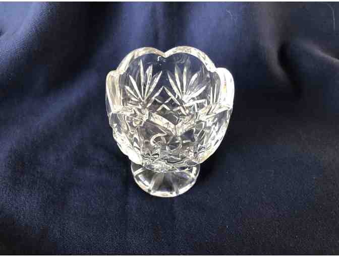 Crystal Bowl and Condiment Dish