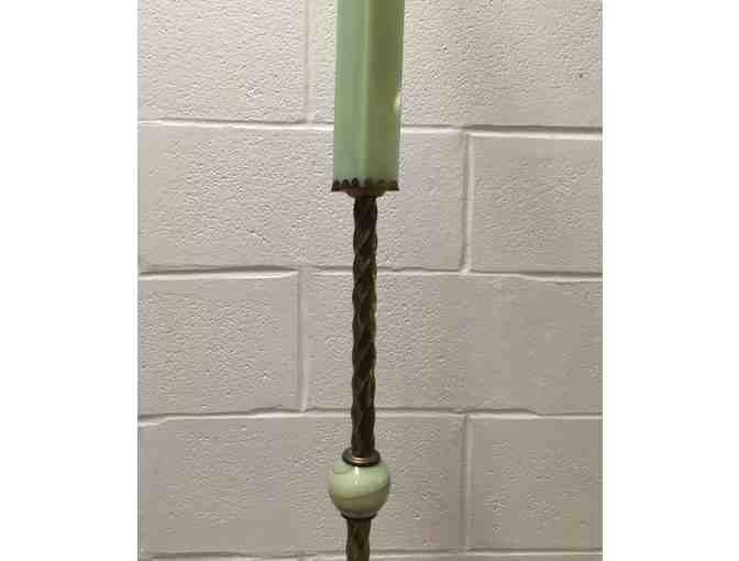 Art Deco Jadeite Floor Lamp