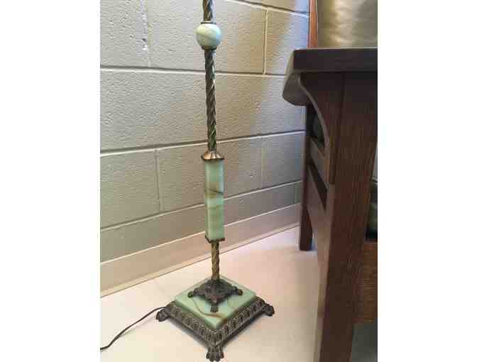 Art Deco Jadeite Floor Lamp - Photo 2