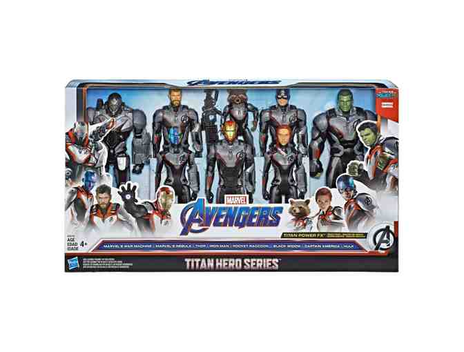 Avengers 4 Endgame Titan Hero Power FX Team Pack 8pcs 12' Action Figure