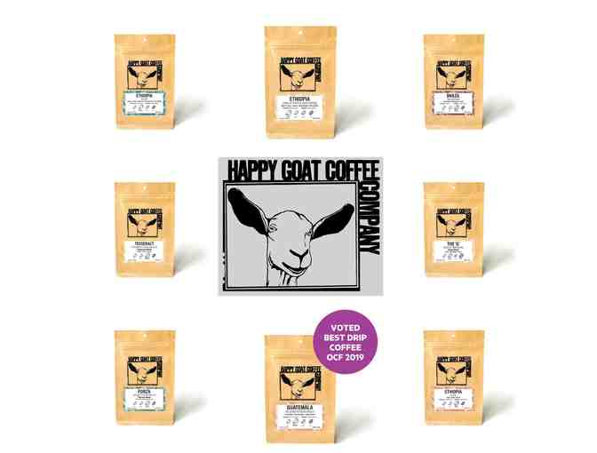 Gift Basket of Locally Roasted Happy Goat Coffee