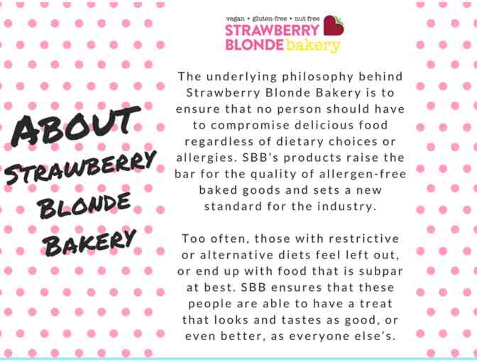 Gift Certificate to Strawberry Blonde Bakery