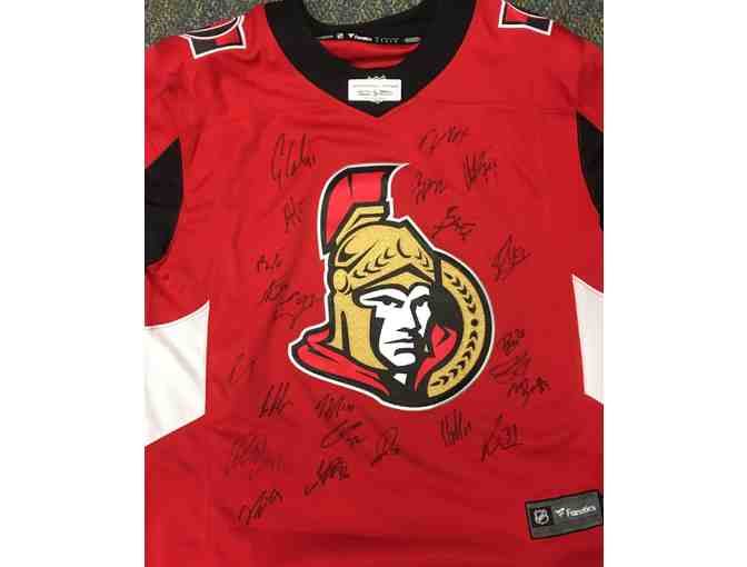 Ottawa Senators Jersey Autographed by Full 2019 2020 Team