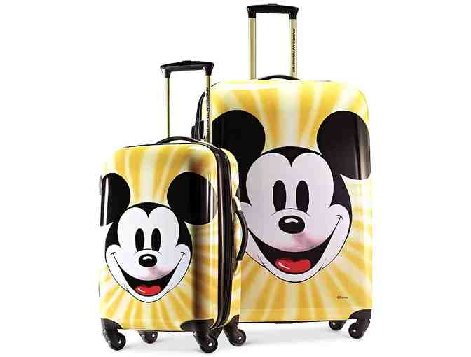 Disney Luggage Set - One (1) Large Suitcase and One (1) Carry-On Suitcase