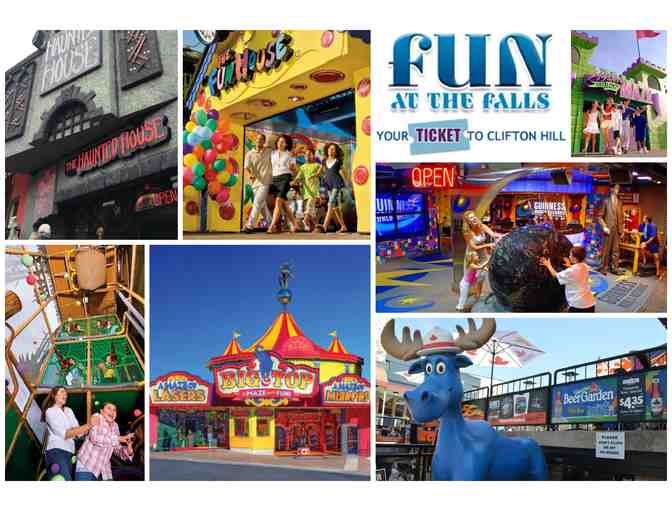 Four (4) Complimentary Passes to Seven (7) Clifton Hill Niagara Falls Attractions