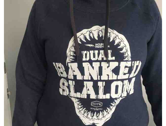 Dual Banked Slalom - Pullover Hooded Sweatshirt #2 - LADIES MEDIUM