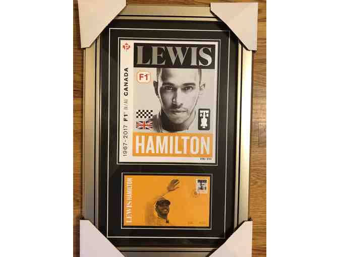 Framed Print Lewis Hamilton 50th Anniversary Formula 1 Racing in Canada
