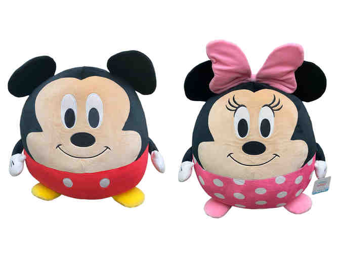 20in. Disney Mickey and Minnie Mouse Cuddle Pals Plush Set