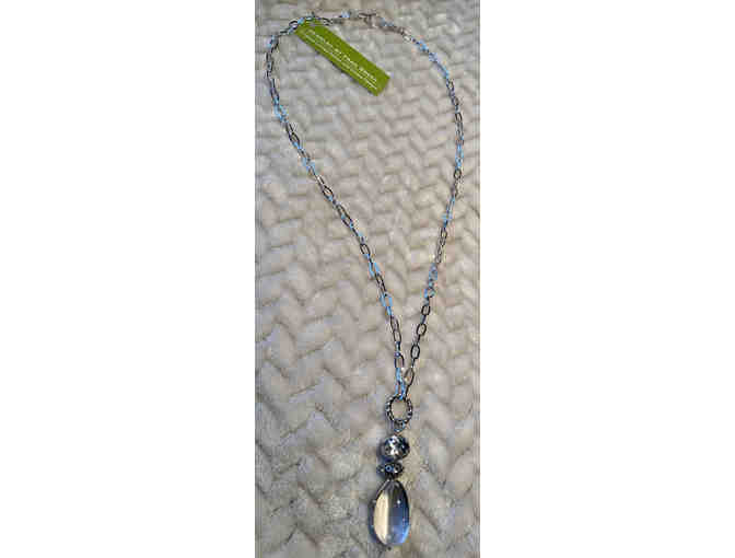 Silver-Plated Oval Link Chain Necklace by Jewelry Designer Fran Green