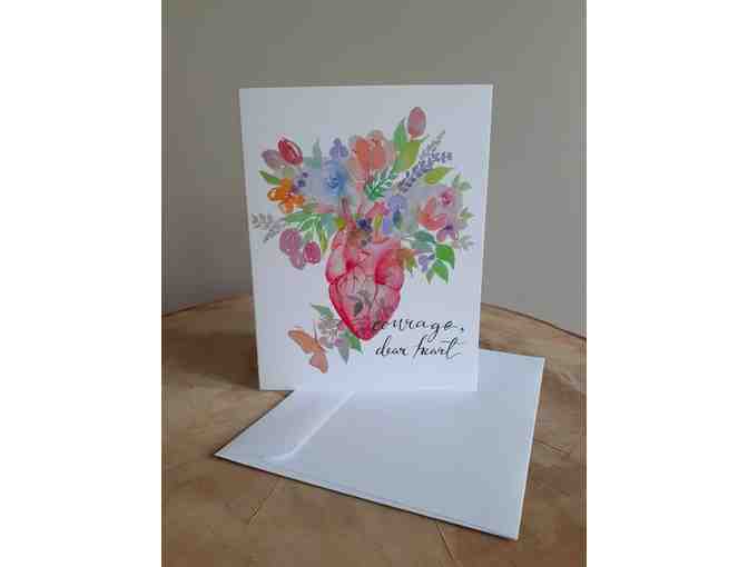 Set of Watercolor Anatomy Greeting Cards (3 cards)