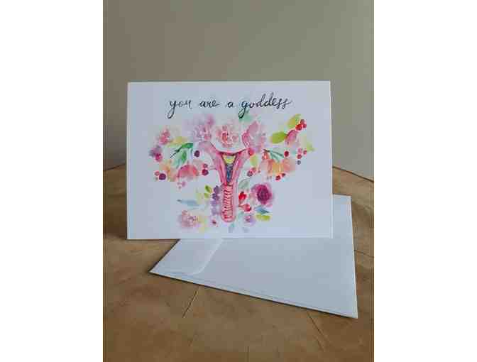 Set of Watercolor Anatomy Greeting Cards (3 cards)