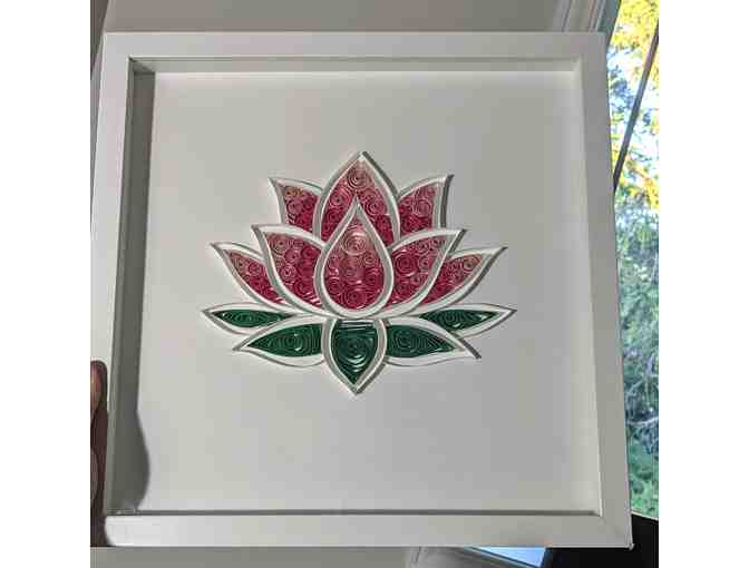 Ombre Lotus (Quilled Artwork)