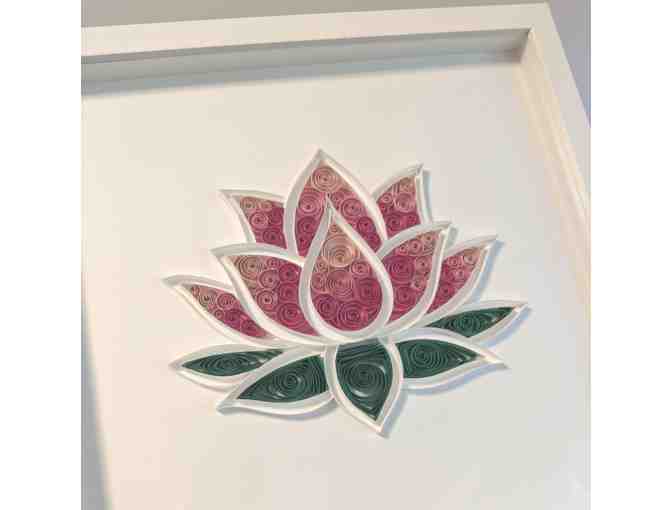 Ombre Lotus (Quilled Artwork)