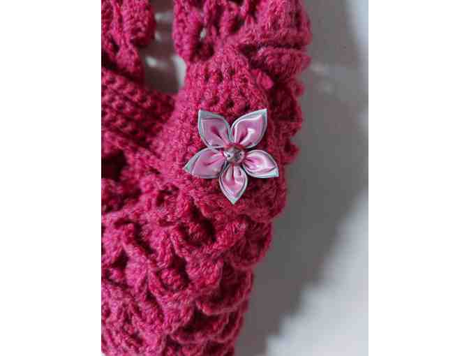 Alligator Scarf Pink